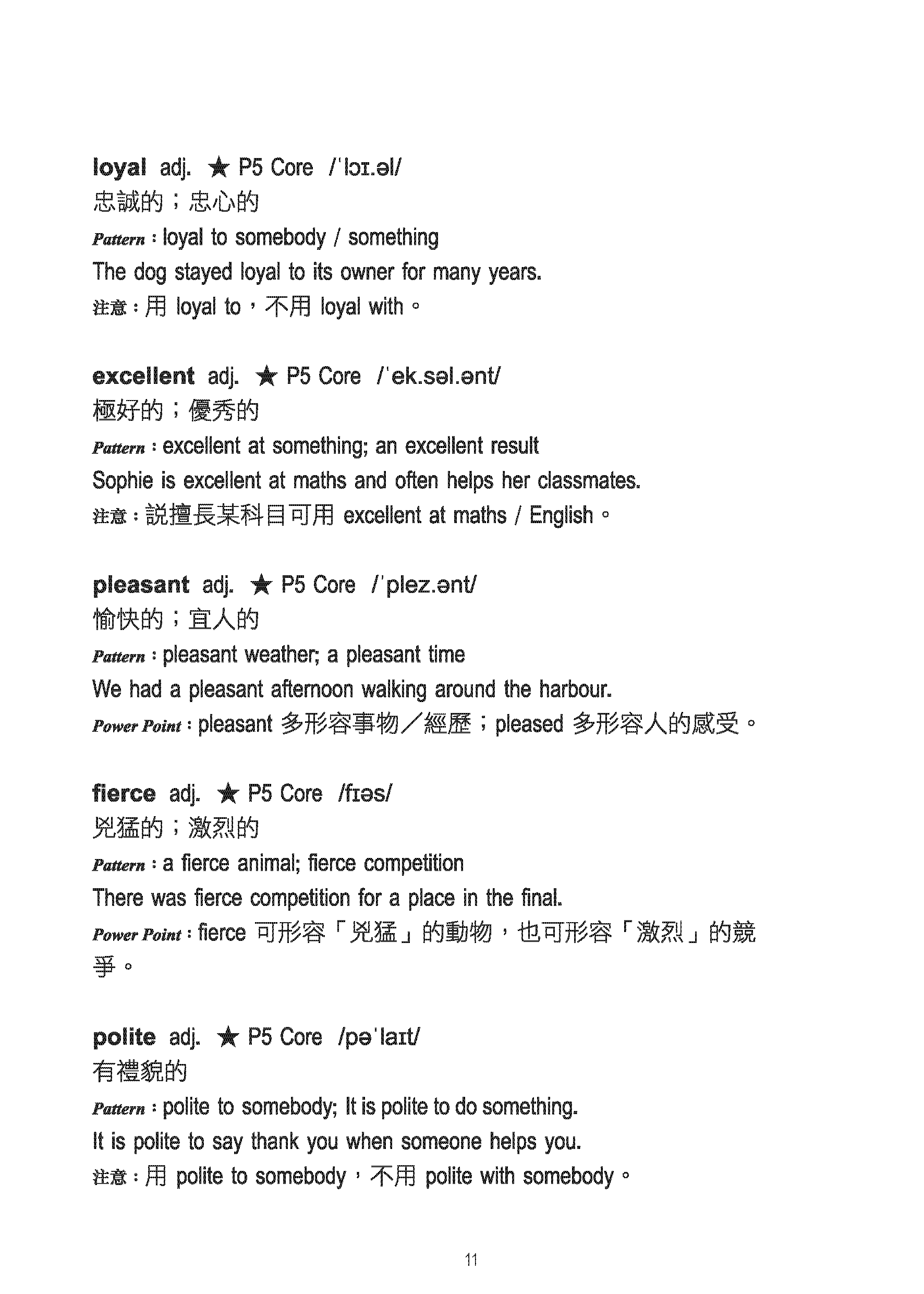 CORE 600 High-Impact English Vocabulary for Primary 5–6 I
