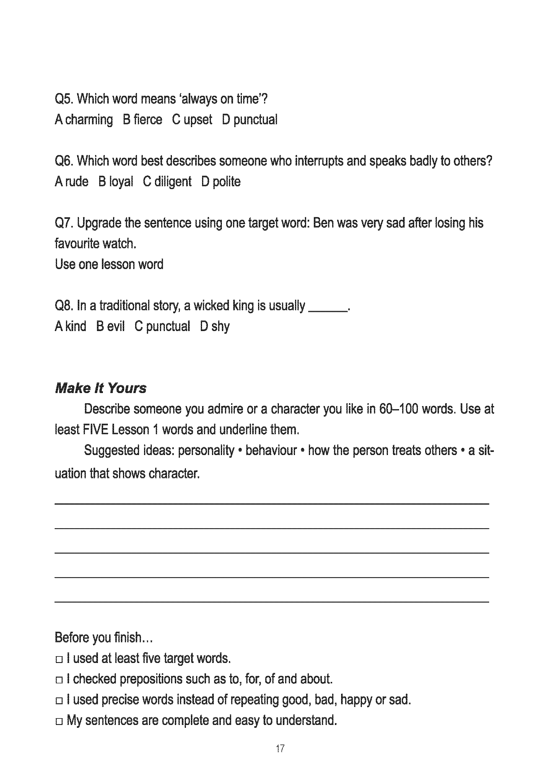 CORE 600 High-Impact English Vocabulary for Primary 5–6 I