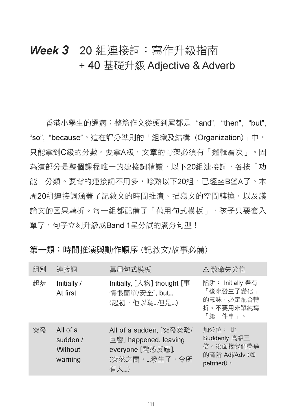 呈分試中英科90日A級攻略
