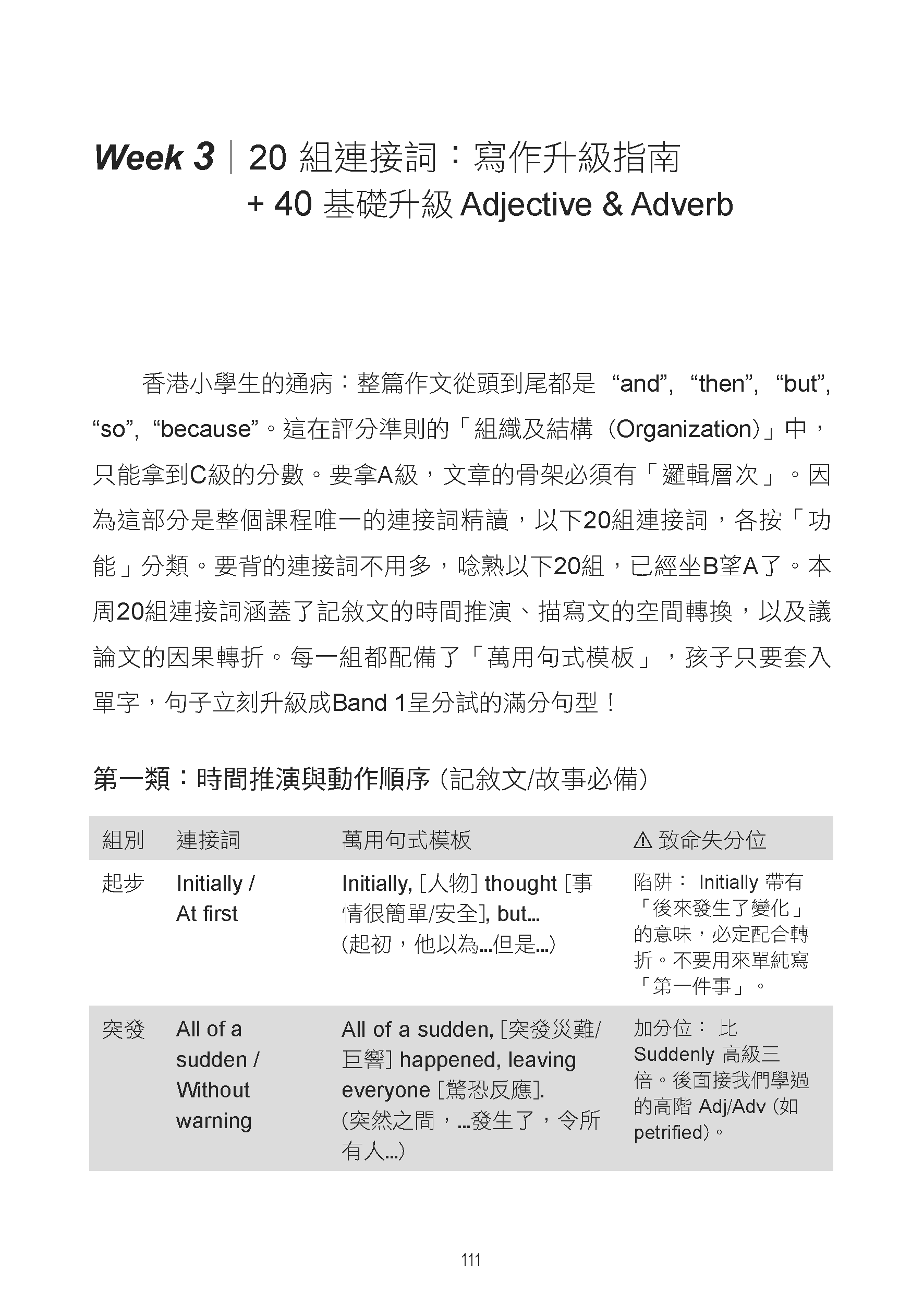 呈分試中英科90日A級攻略