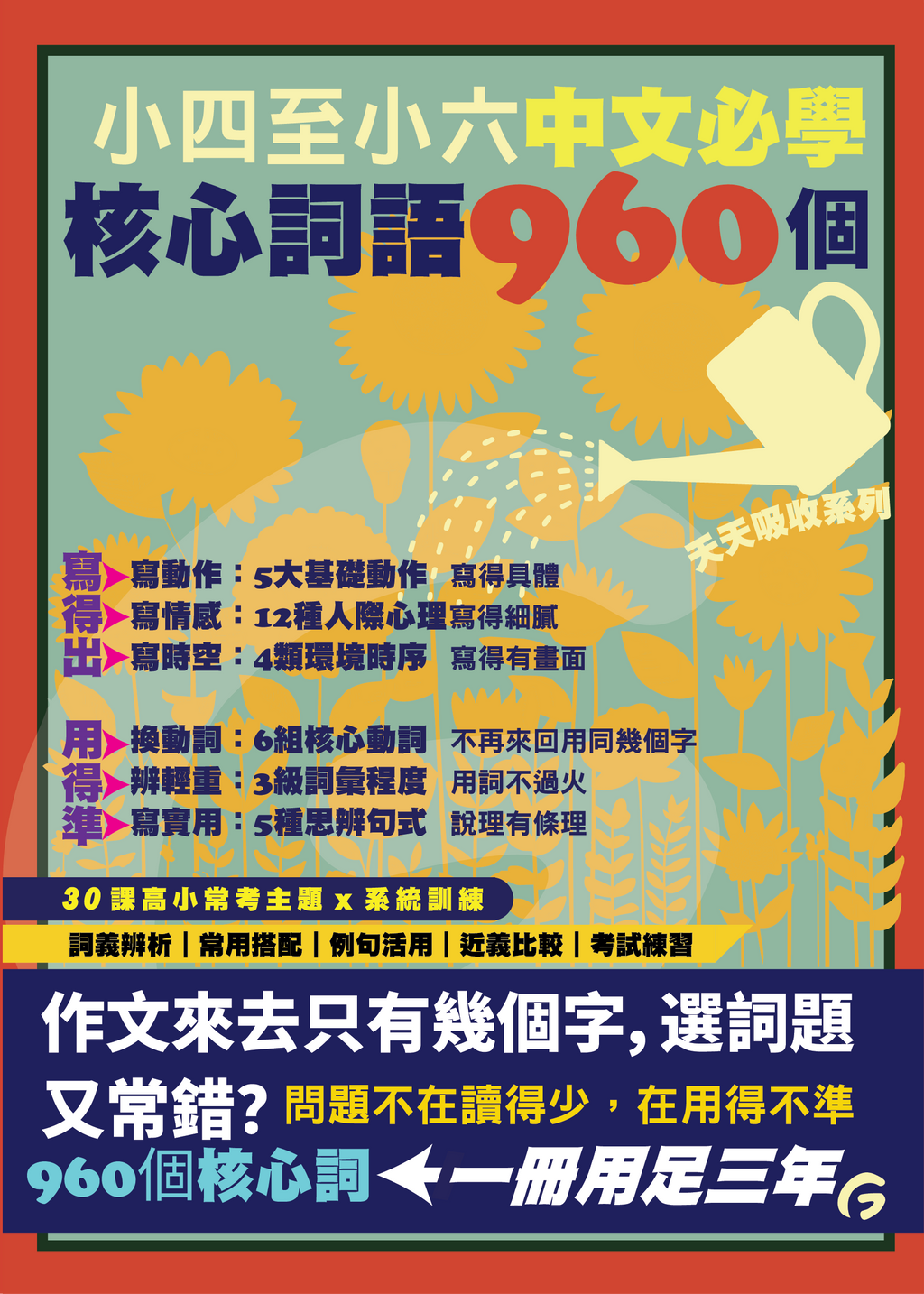 小四至小六中文必學核心詞語960個
