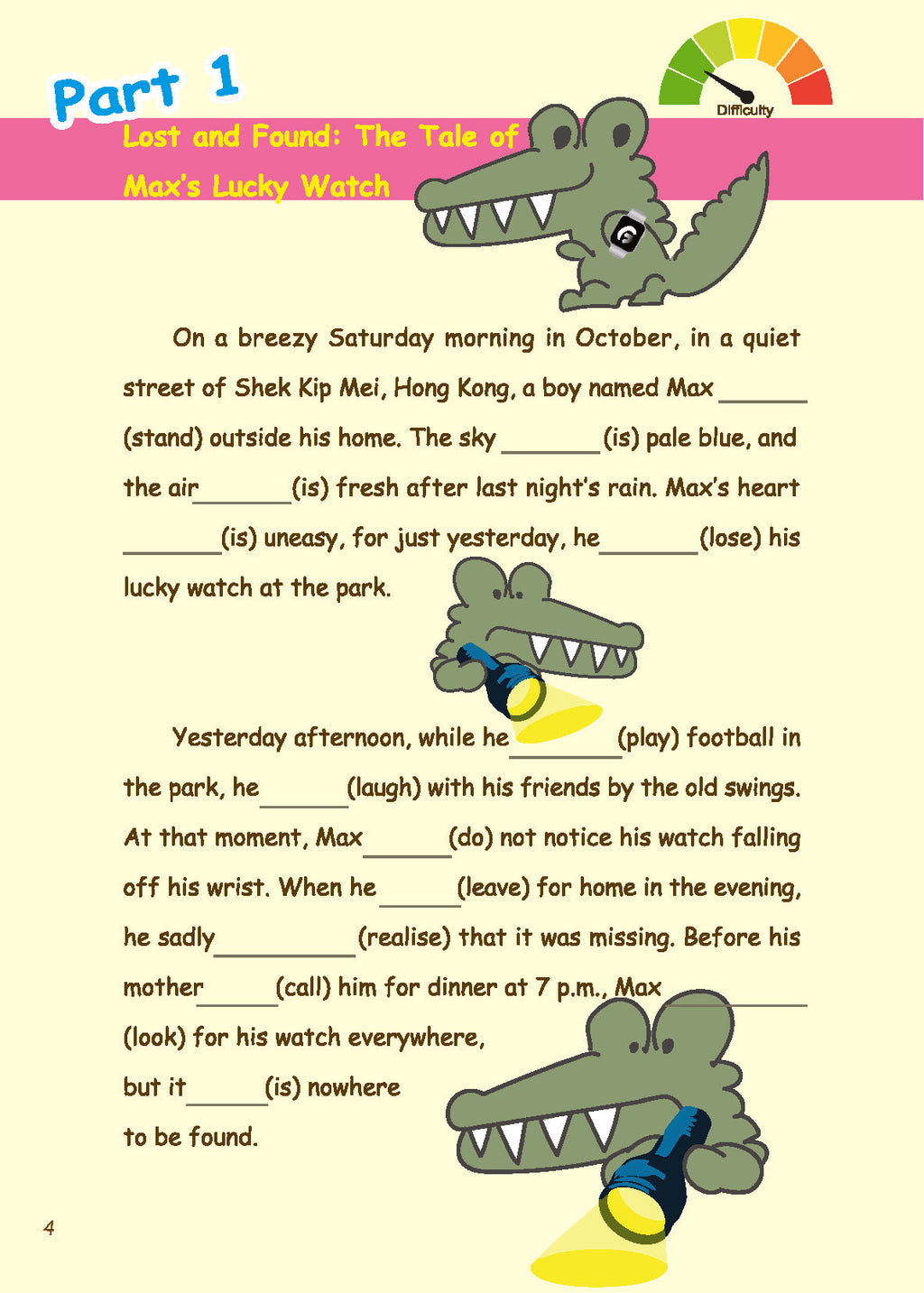Grammar農莊Mixed Tenses Timeline Method