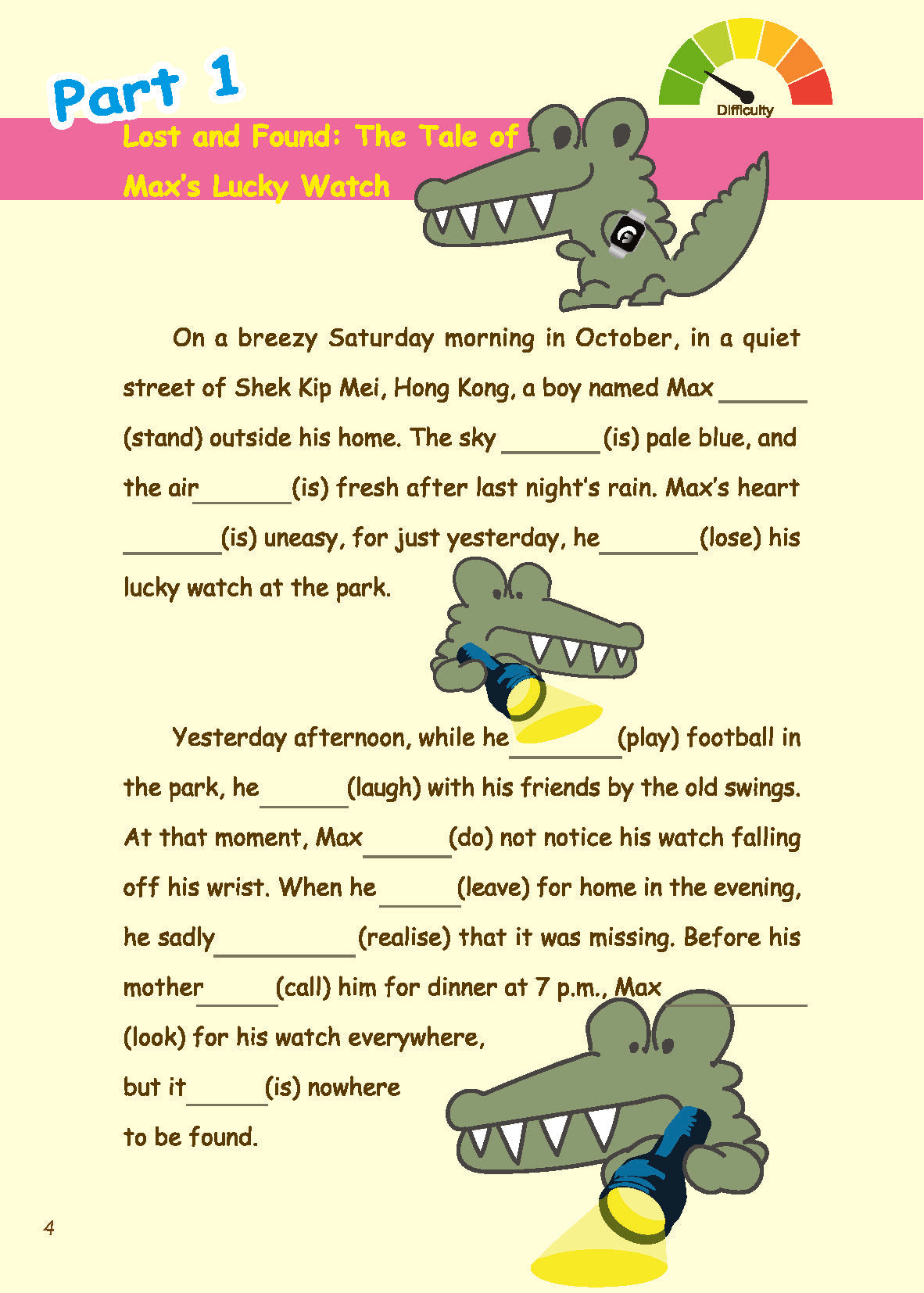 Grammar農莊Mixed Tenses Timeline Method