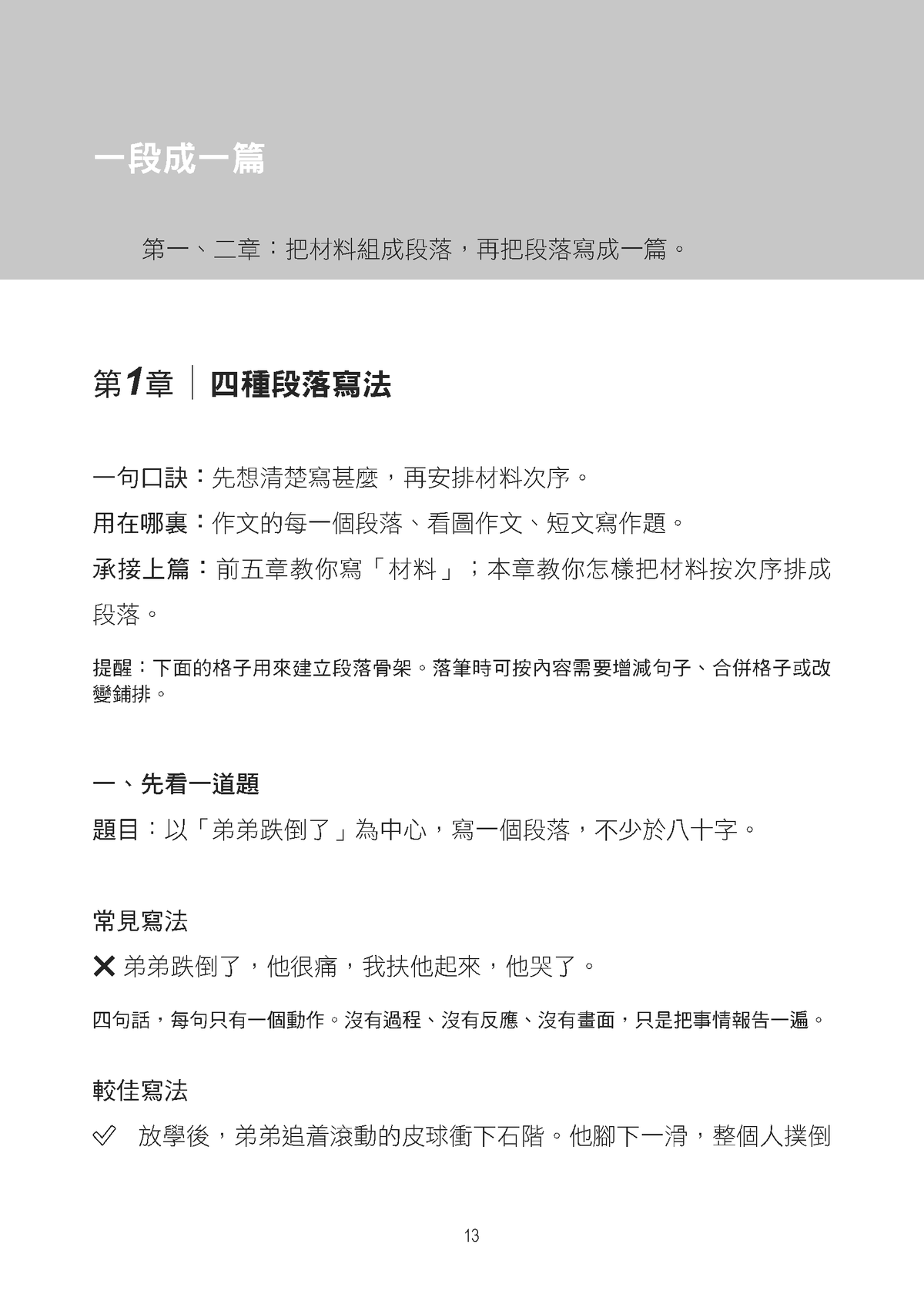中文作文進階特訓
