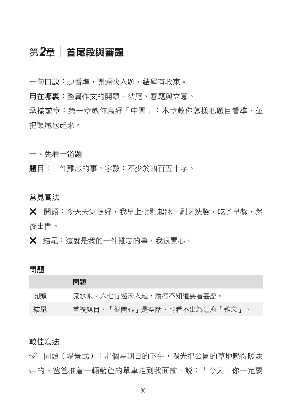 中文作文進階特訓