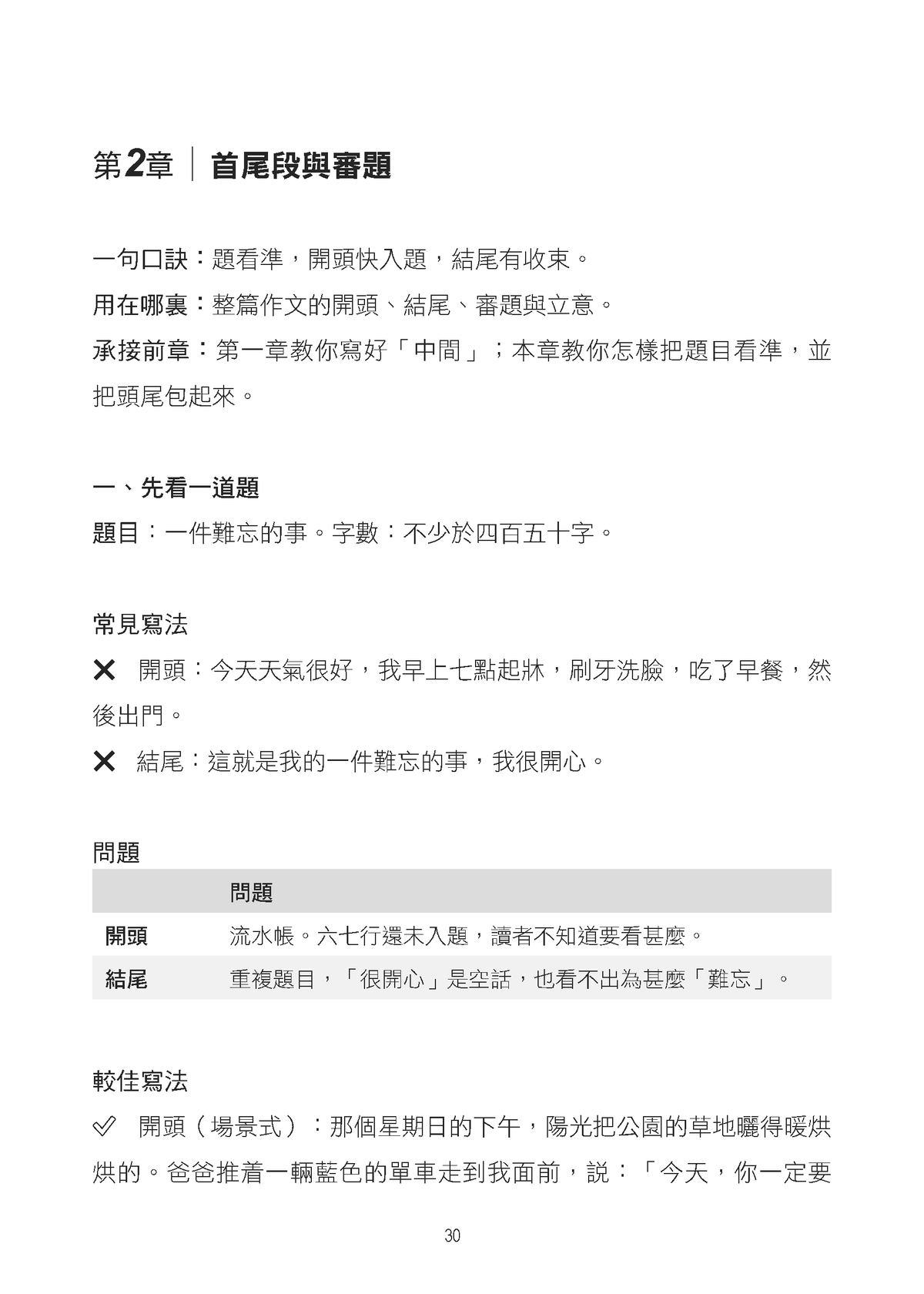 中文作文進階特訓