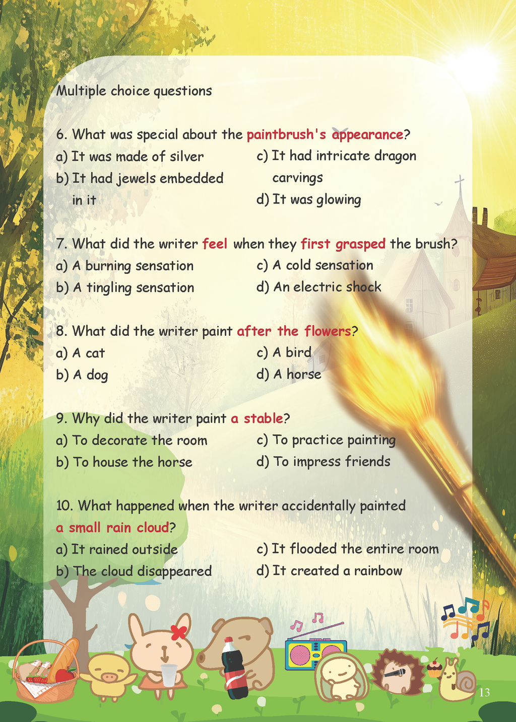 Grammar農莊Comprehension &amp;  Writing Skills