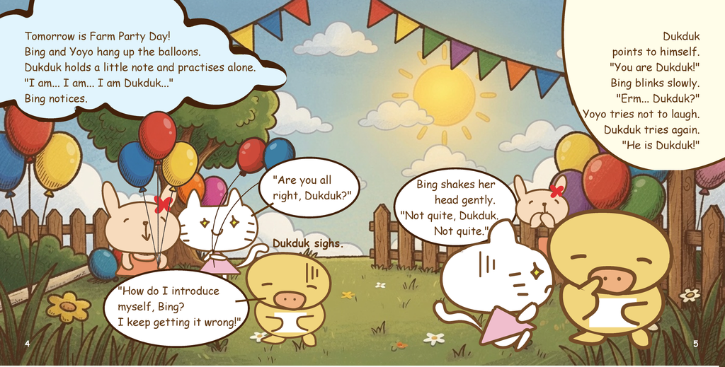 Grammar農莊Fun Reading Series《I am, He is, She is!》