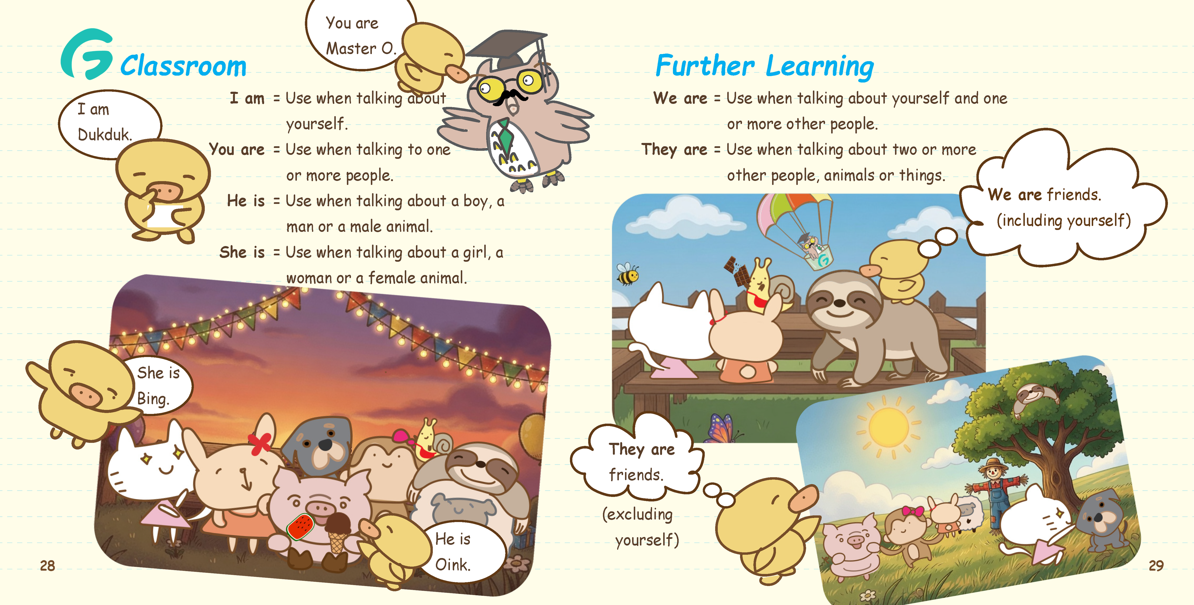 Grammar農莊Fun Reading Series《I am, He is, She is!》