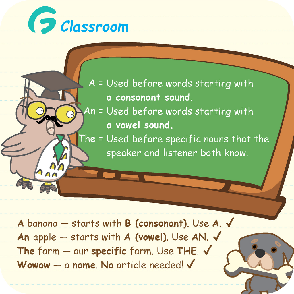 Grammar農莊Fun Reading Series《A, An, The!》